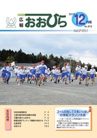 広報おおひら2016年12月号の表紙