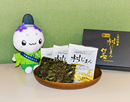 大衡村の名物である「村じまん」という海苔煎餅