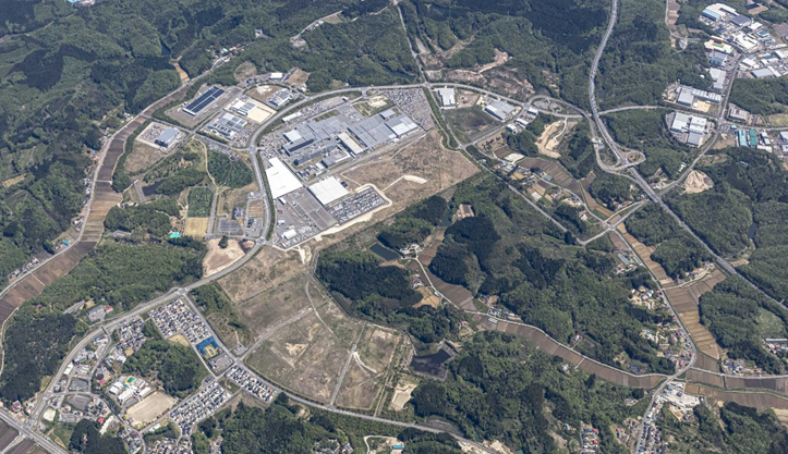 第二仙台北部中核工業団地の航空写真