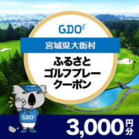 宮城県大衡村ふるさとゴルフプレークーポン三千円分