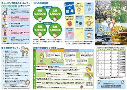 おおひらウォーキングマップ​のパンフレット 詳細は以下